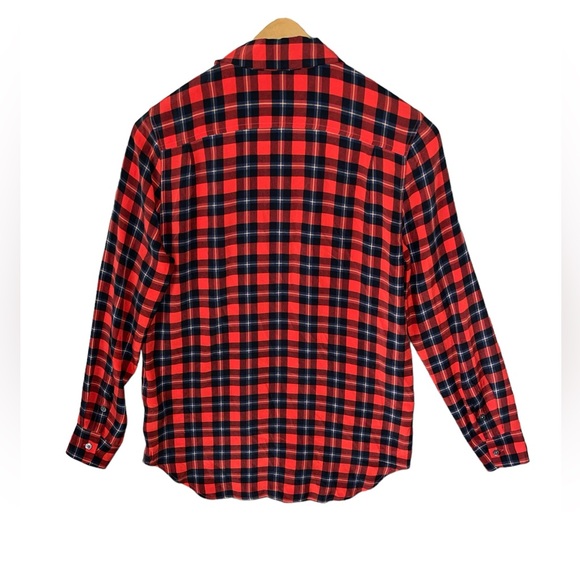 Equipment Reese Button Front Silk Shirt Womens Small - Picture 3 of 8